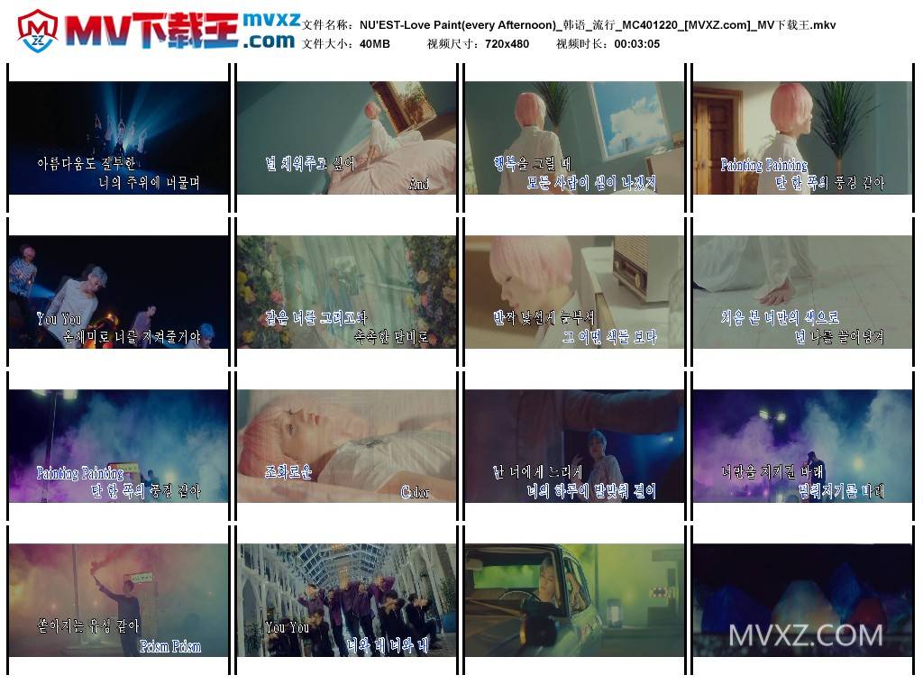 NU'EST-Love Paint(every Afternoon)_韩语_流行_MC401220